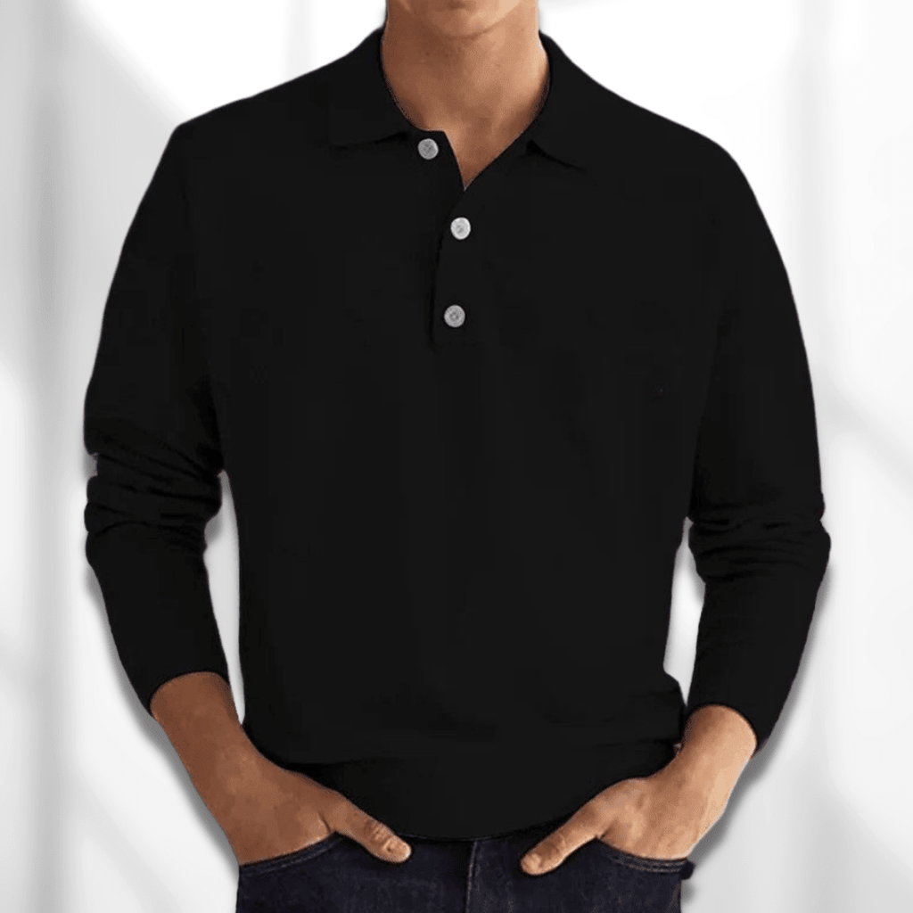 Herren Polohemd Klassisk Design Mykt Stoff - NordHjem
