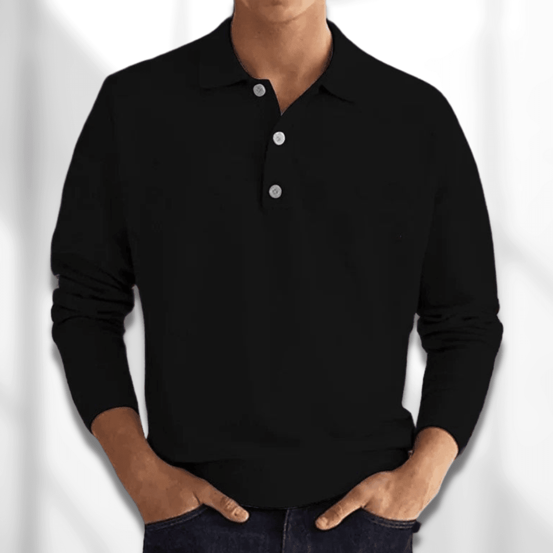 Herren Polohemd Klassisk Design Mykt Stoff - NordHjem