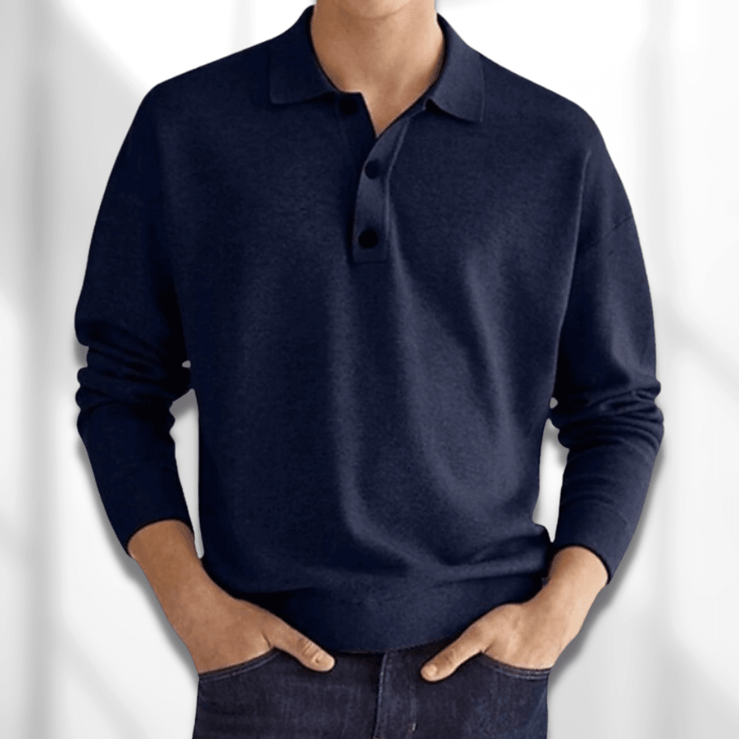 Herren Polohemd Klassisk Design Mykt Stoff - NordHjem