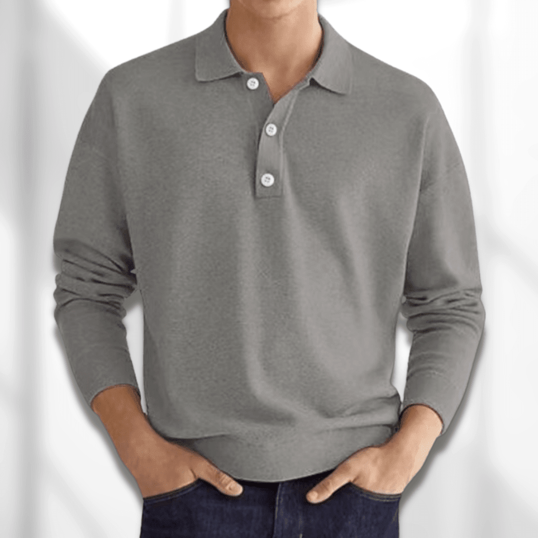 Herren Polohemd Klassisk Design Mykt Stoff - NordHjem