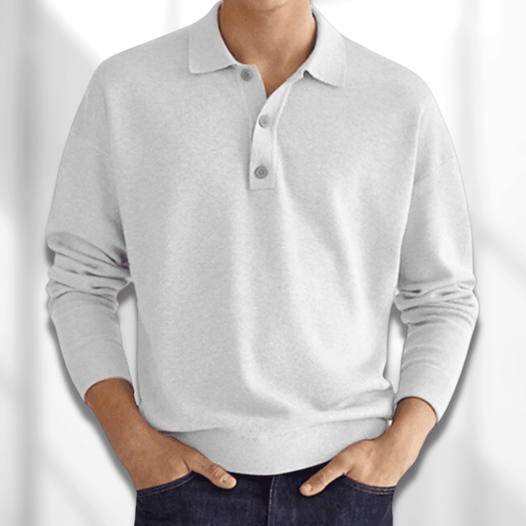 Herren Polohemd Klassisk Design Mykt Stoff - NordHjem