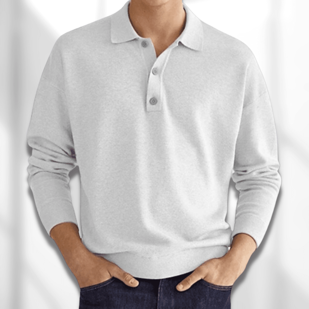 Herren Polohemd Klassisk Design Mykt Stoff - NordHjem