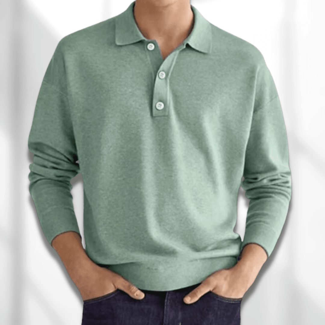 Herren Polohemd Klassisk Design Mykt Stoff - NordHjem