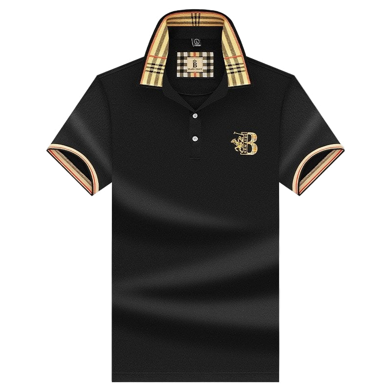 Herren Polohemd Klassisk Design Pustende Stoff - NordHjem