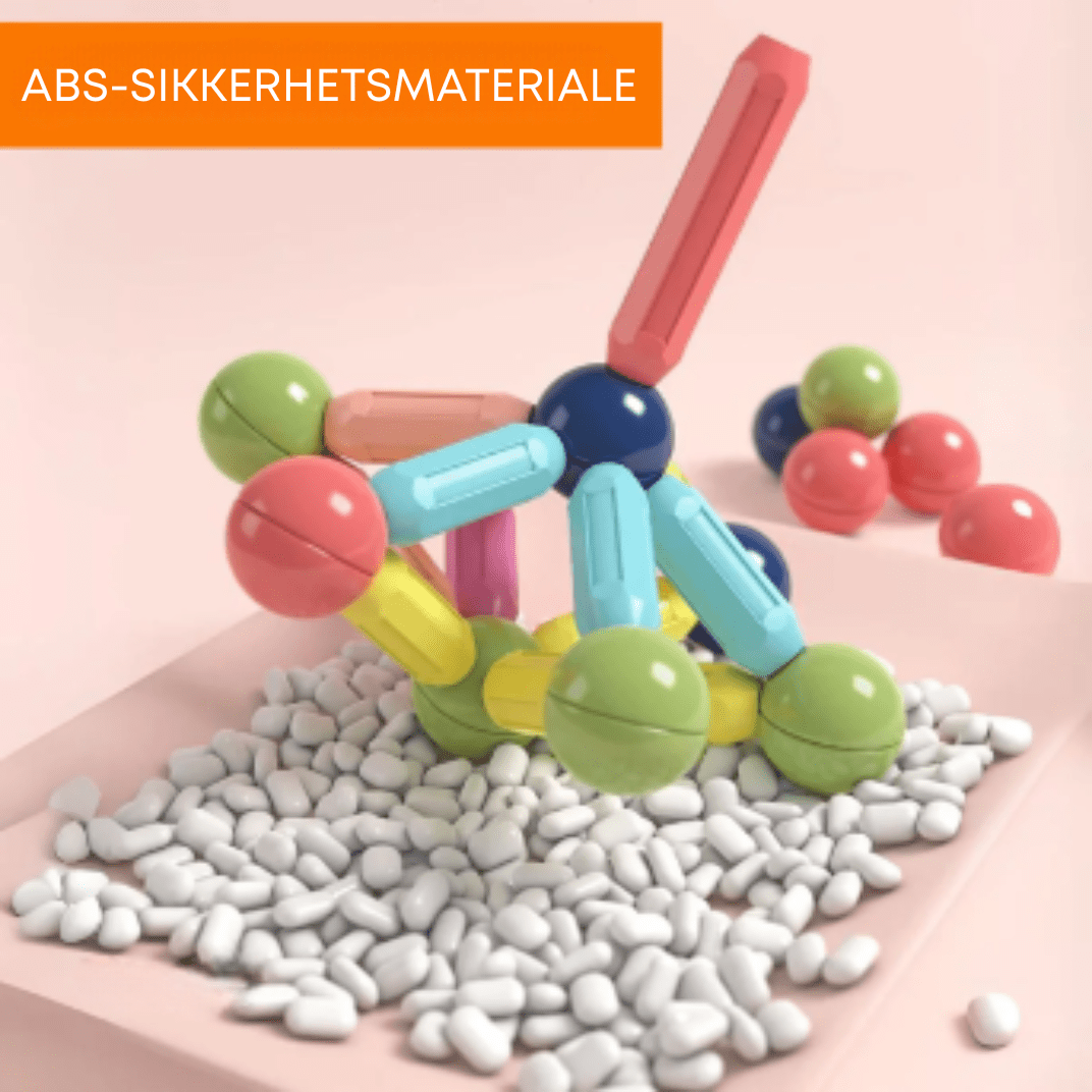 SnapStix™ | Magnetisk byggemoro for kreative barn - NordHjem