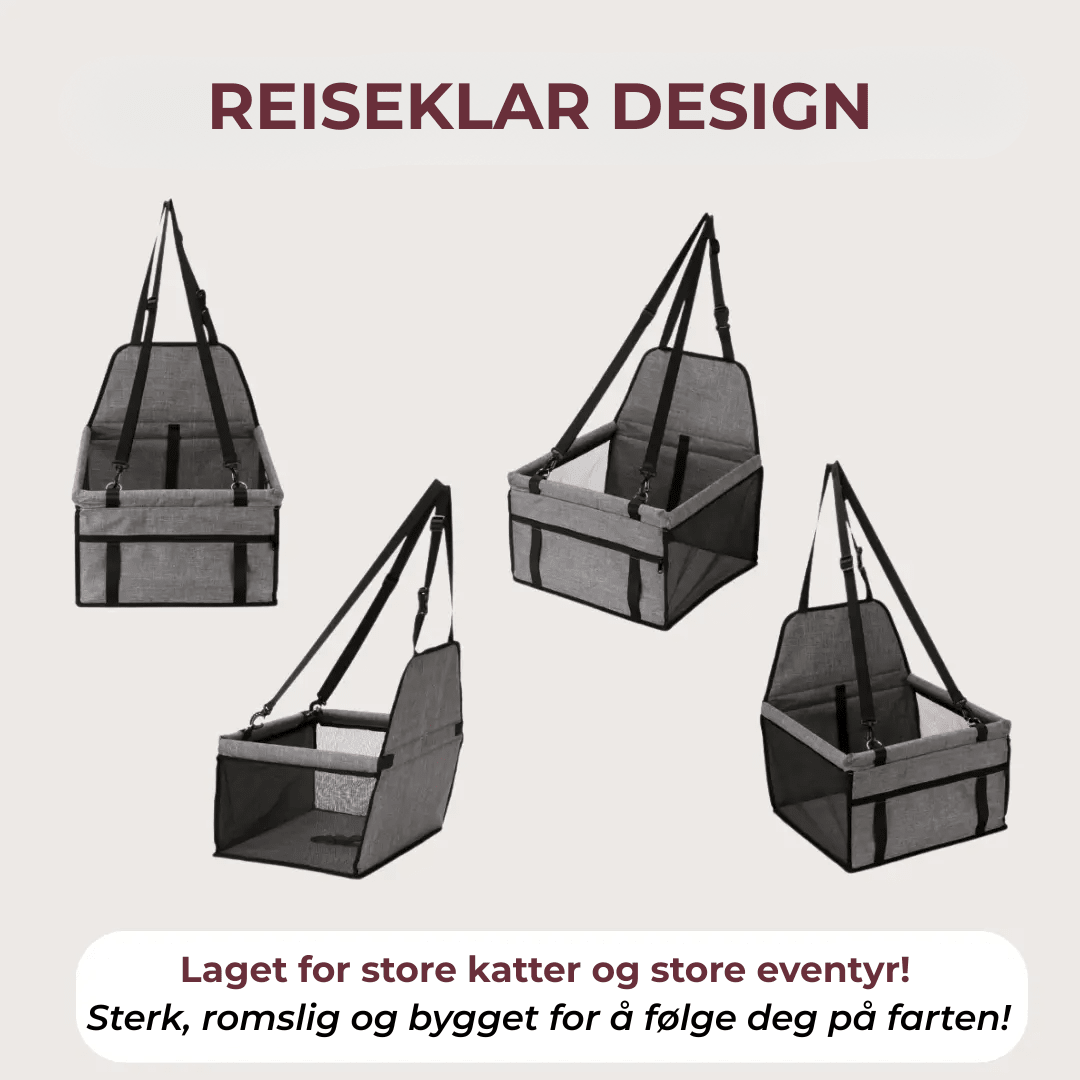 PurrfectRide™ Car Seat – Luftig komfort for små og mellomstore kjæledyr - NordHjem