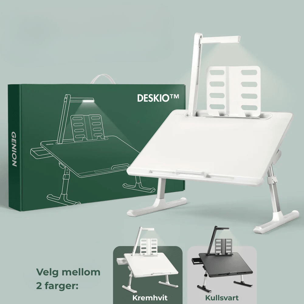 Deskio™ | Høydejusterbart skrivebord - NordHjem