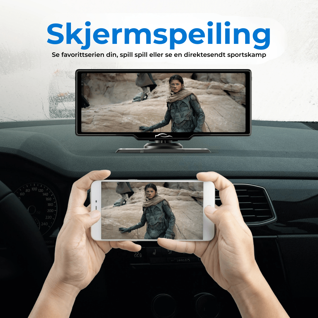 DriveScreen X10 – ingen kompliserte installasjoner kreves - NordHjem