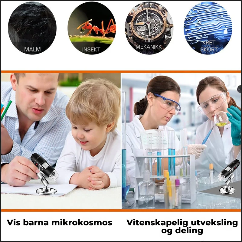 PocketZoomer™ | Digitalt HD Mikroskop - NordHjem