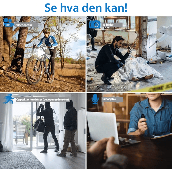 SafeSight 1080P minikamera: Ta opp, beskytt, gjenopplev - NordHjem
