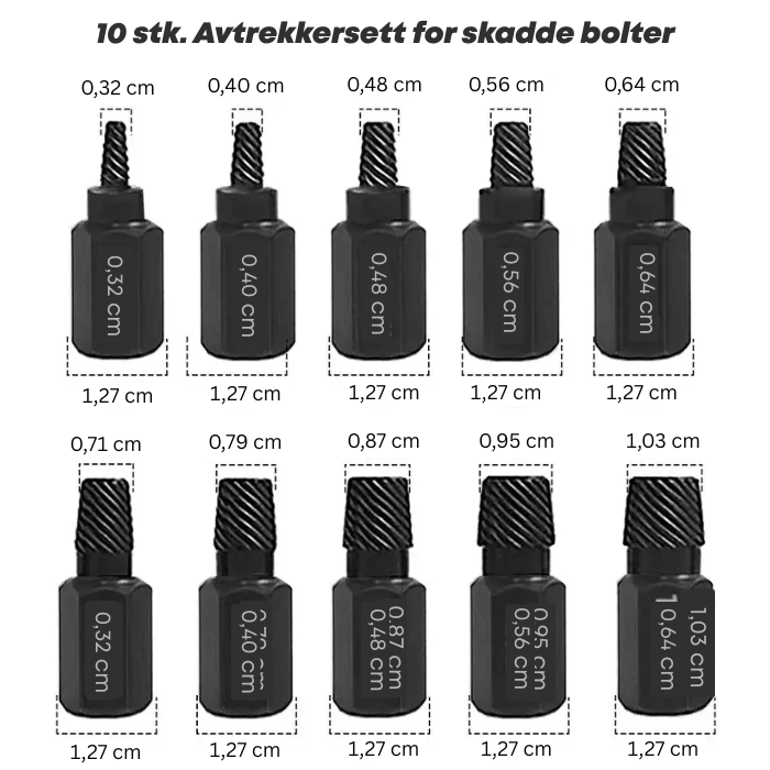 Det Ultimate Bolt Master Utdragersett - NordHjem
