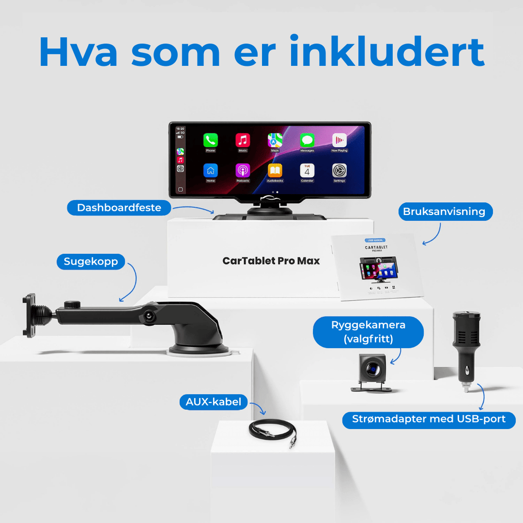 DriveScreen X10 – ingen kompliserte installasjoner kreves - NordHjem