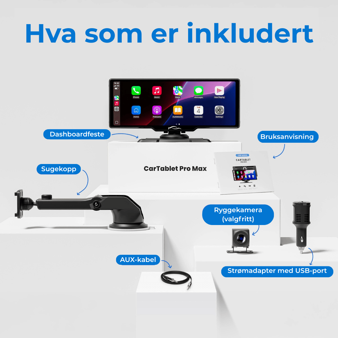 DriveScreen X10 – ingen kompliserte installasjoner kreves - NordHjem