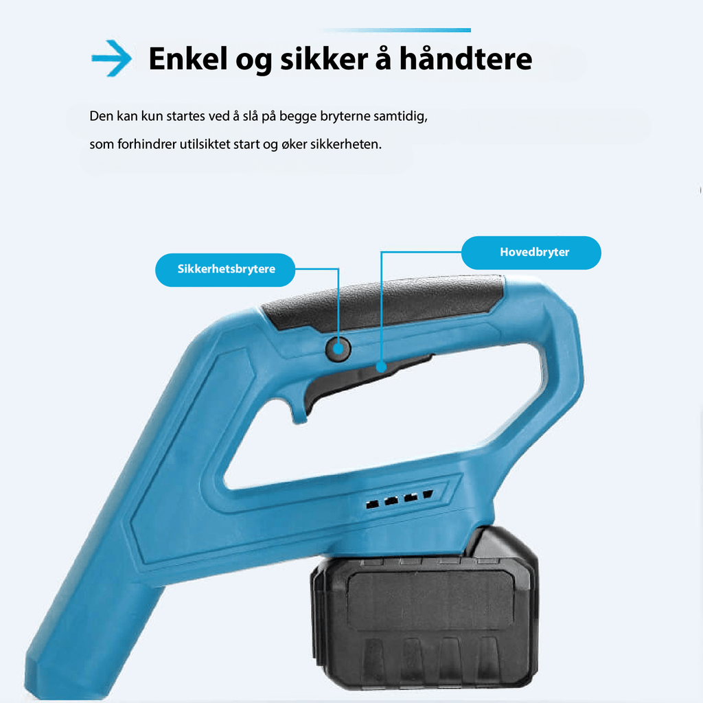 Batteridreven Snøskuffe - NordHjem