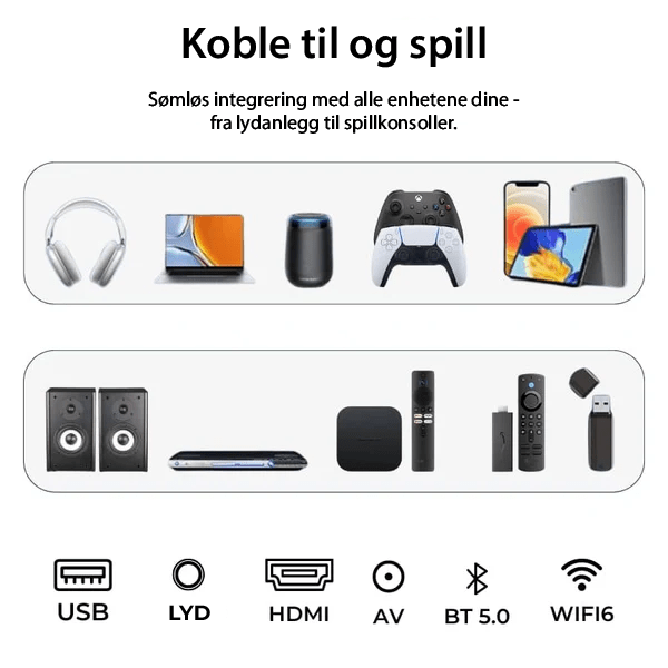 Vision Beam™ - hjemmekinoopplevelse - NordHjem