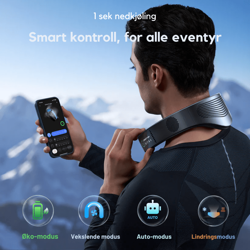 GlaciWear™ | Bærbar luftkondisjonering for nakken - NordHjem