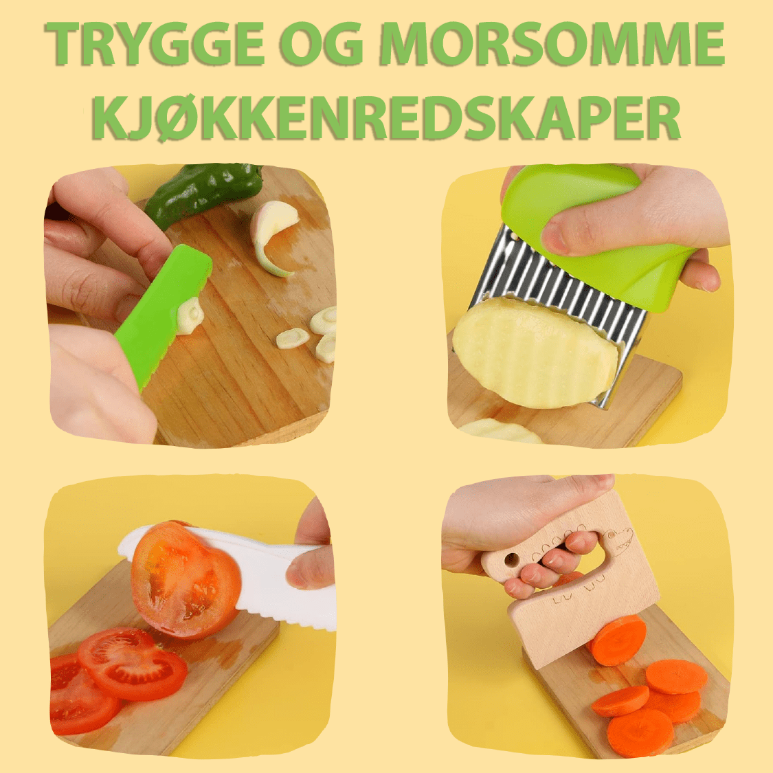 SafeSlicing | Trygge kjøkkenredskaper for barn - NordHjem