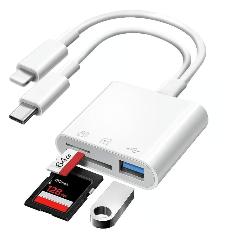 Ultra - rask SD/TF/USB - C - kortleser - høyhastighets dataoverføring - NordHjem