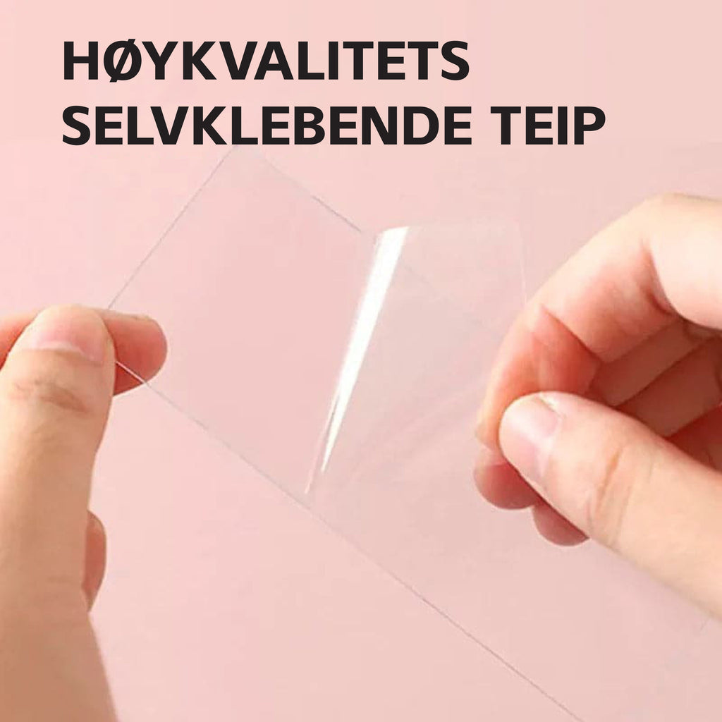 Selvklebende festeanordning og organisator - NordHjem