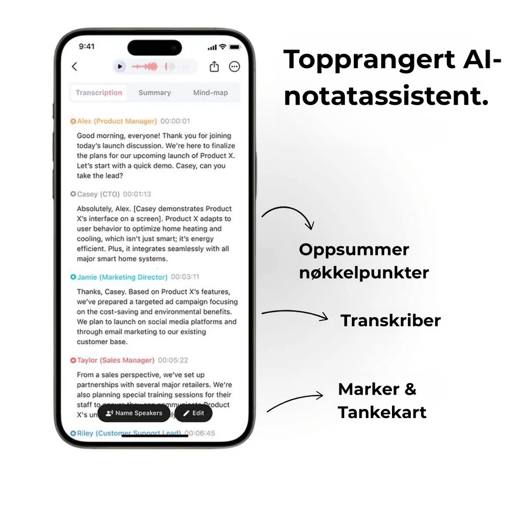 MemoFlow | AI - notatassistent - NordHjem