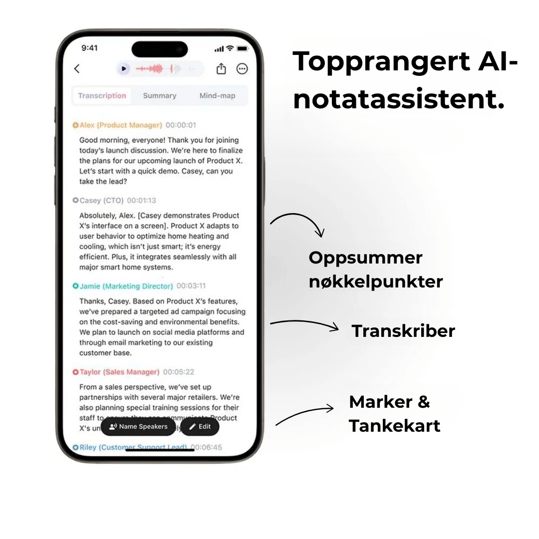 MemoFlow | AI - notatassistent - NordHjem