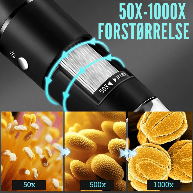 PocketZoomer™ | Digitalt HD Mikroskop - NordHjem