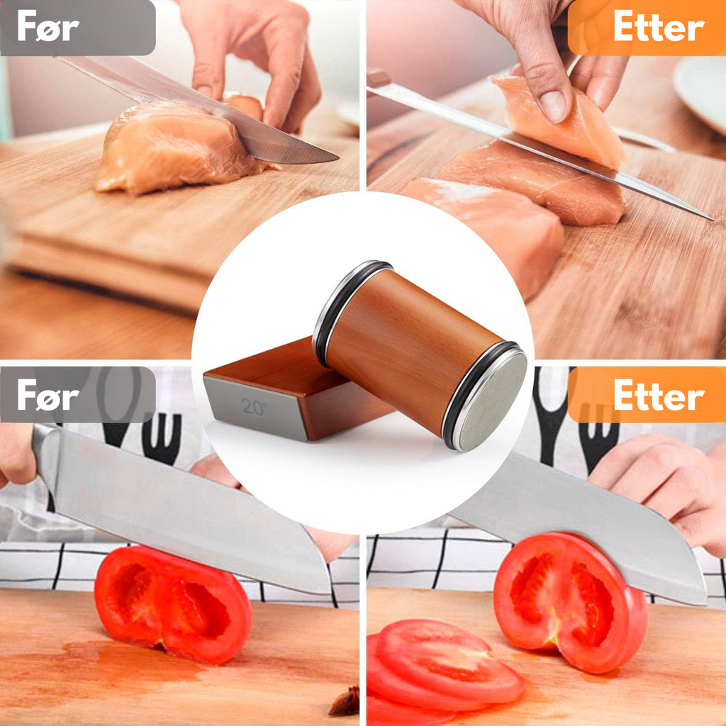 Manuell Knivsliper | 30 Sekunders Rask Slipeverktøy