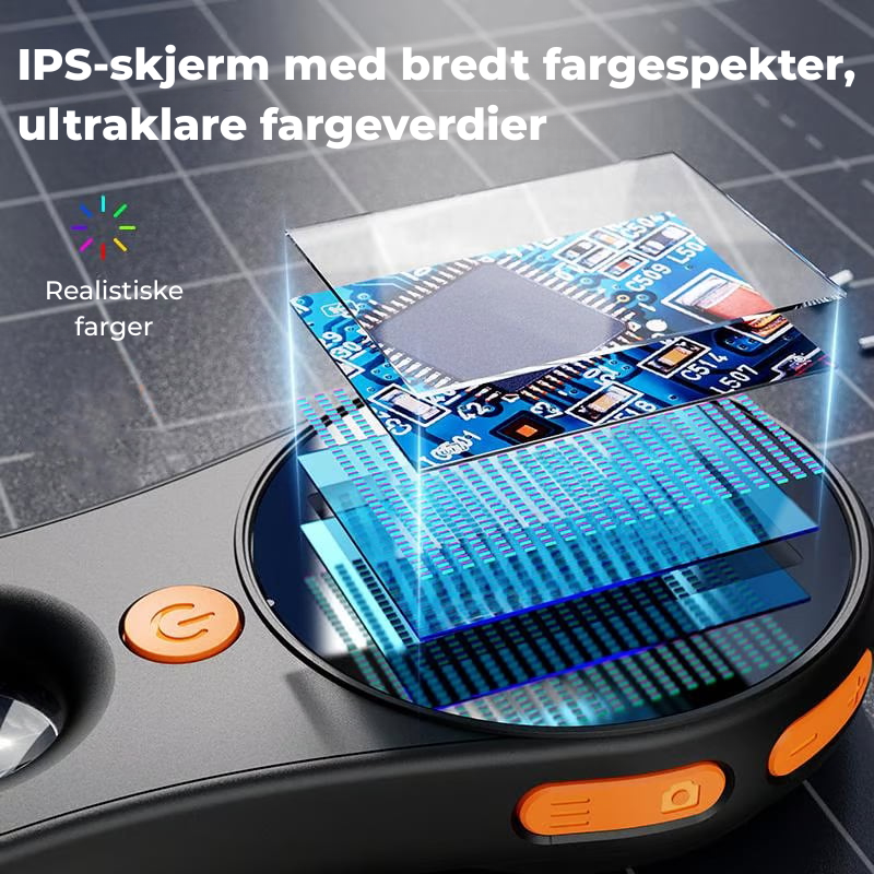 Zoomin™ | Håndholdt digitalt mikroskop med LED‑belysning - NordHjem