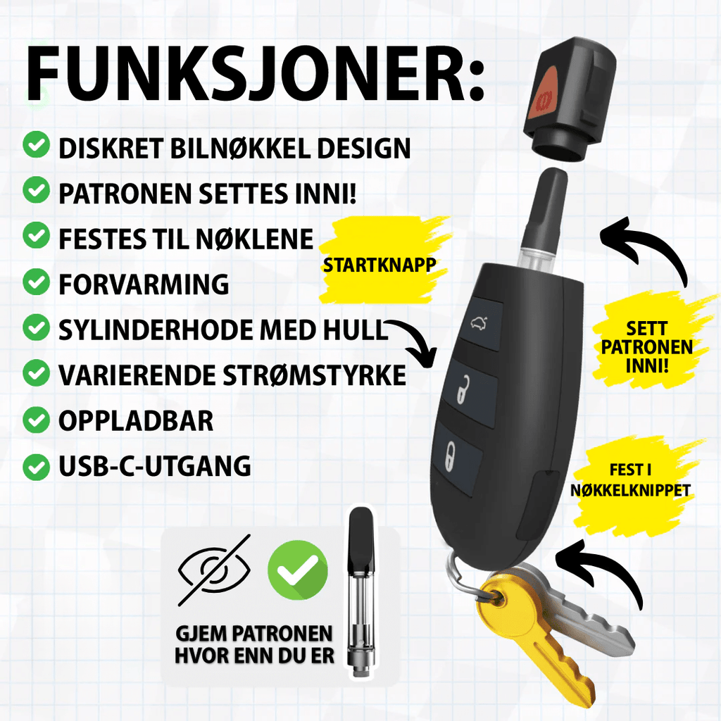 KeyMist | Diskret fordamper for aromaterapi - NordHjem