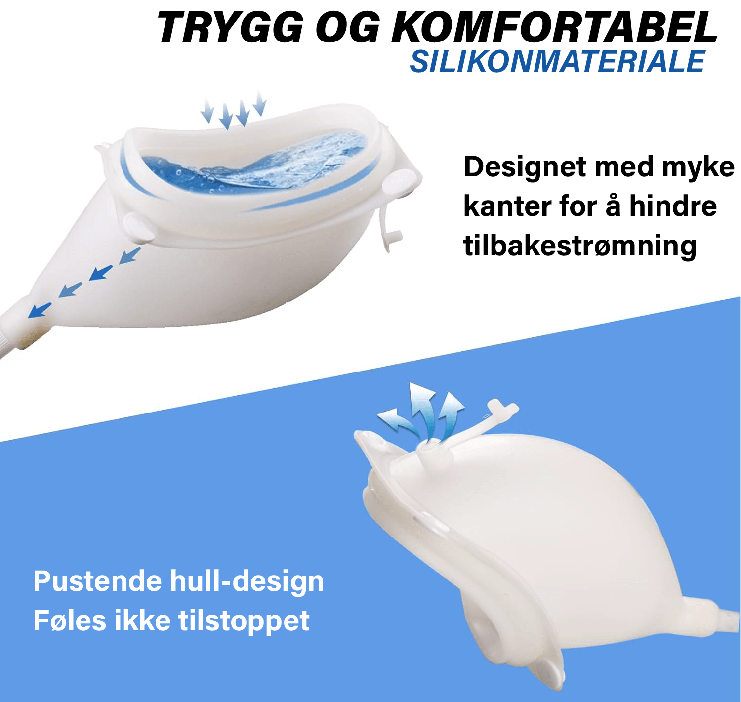 Lekkasjesikker gjenbrukbar medisinsk urinpose - NordHjem