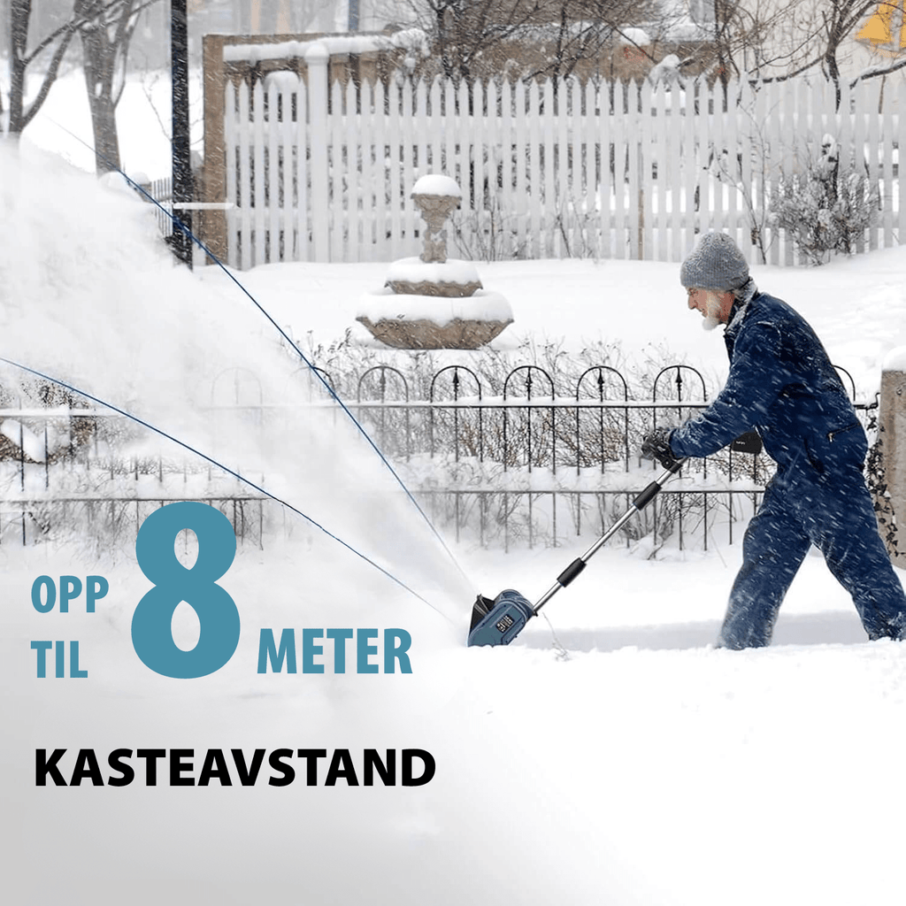 Batteridreven Snøskuffe - NordHjem