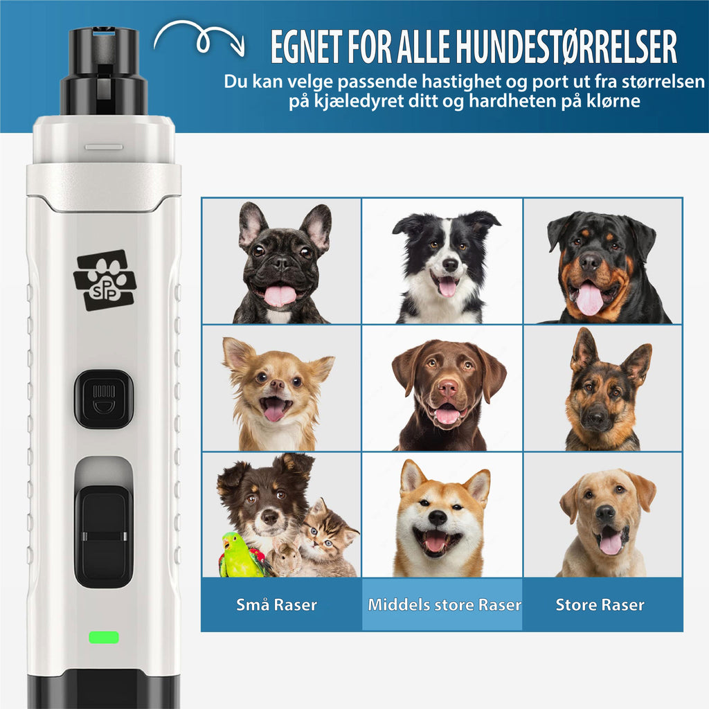 #Soft Pet Paws™ v2 - Oppgradert profesjonell neglesliper for hunder