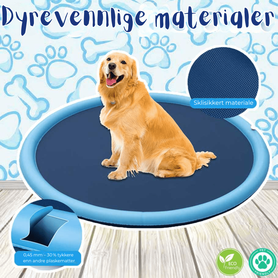 SplashPup™ – Sprinklerbasseng for hunder - NordHjem