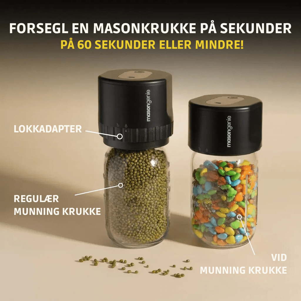 PerfectSeal™ Mason Genie – Tätning har aldrig varit enklare! - NordHjem