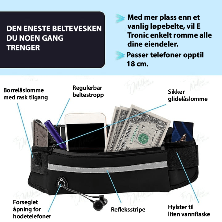 Håndfritt elastisk hundebånd - NordHjem