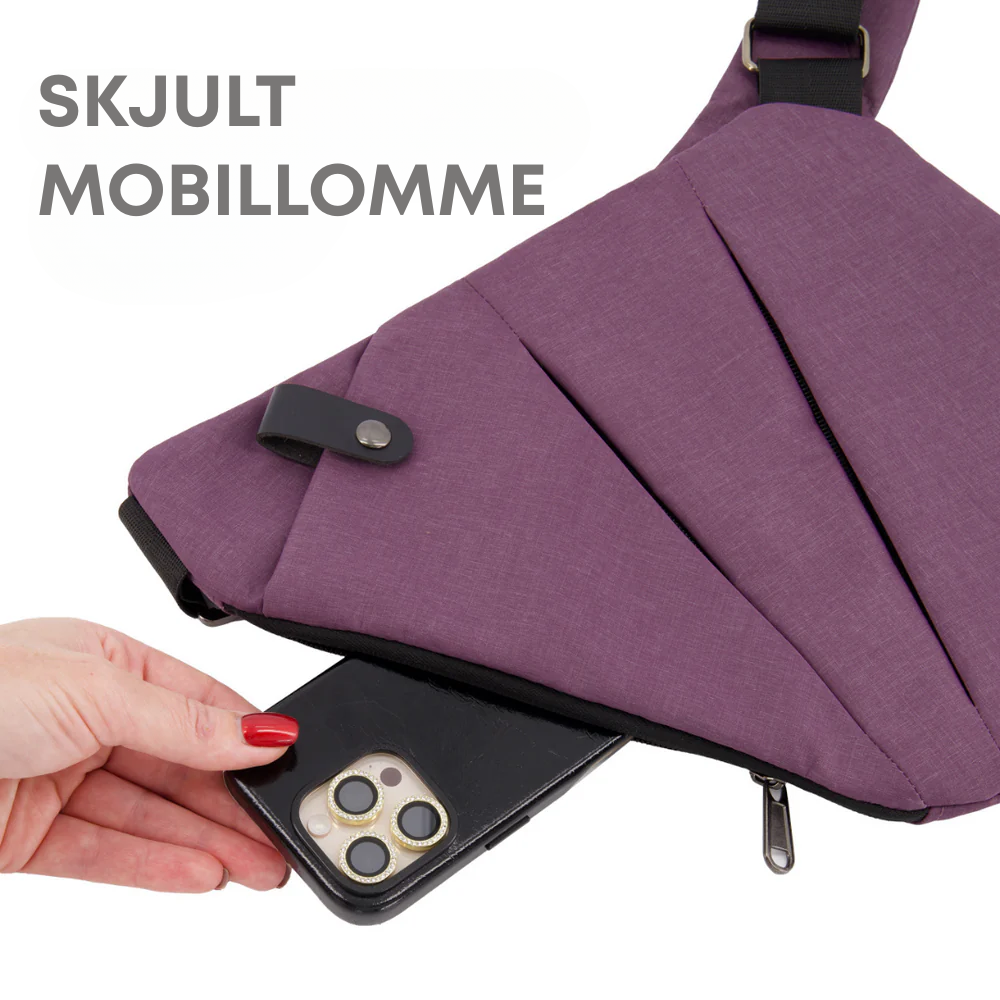 WanderSafe™ | Anti‑Tyveri Crossbody‑veske