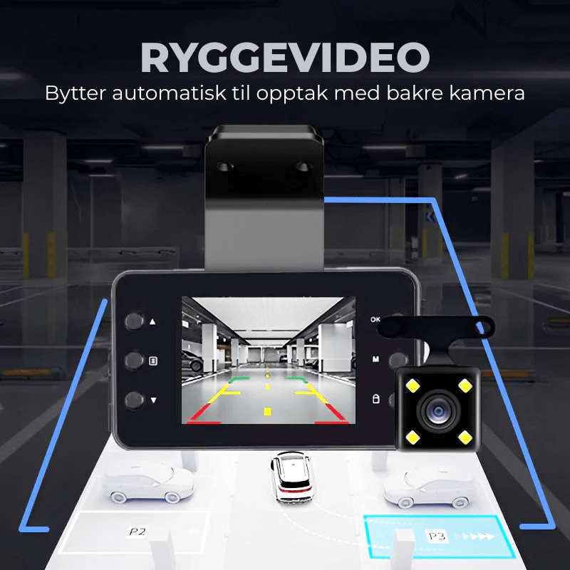 RoadHalo™ Dashbordkamera - NordHjem
