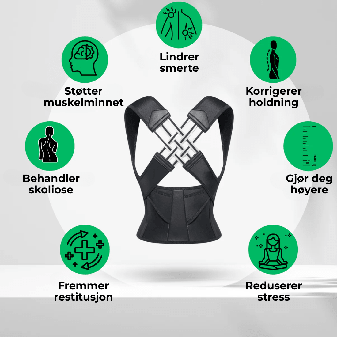 Uprighta™ | Instant Holdningskorrigering - NordHjem
