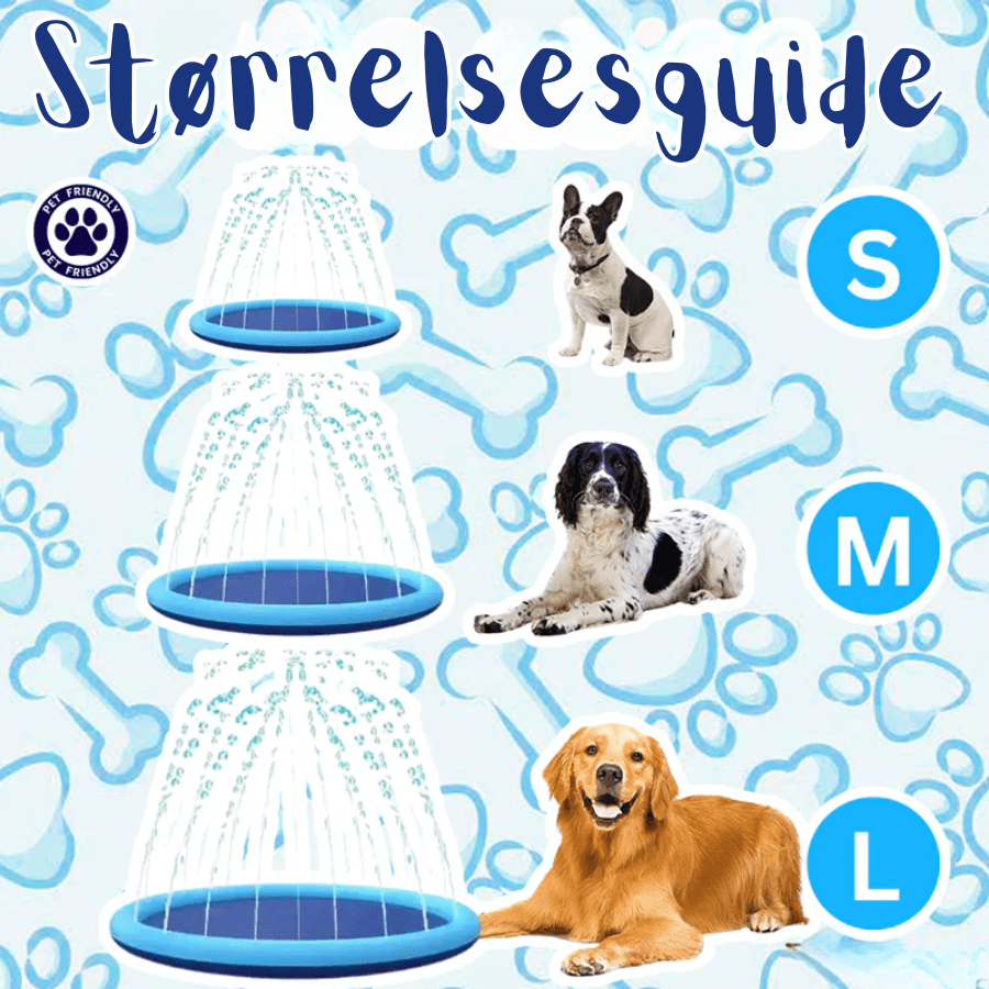 SplashPup™ – Sprinklerbasseng for hunder - NordHjem