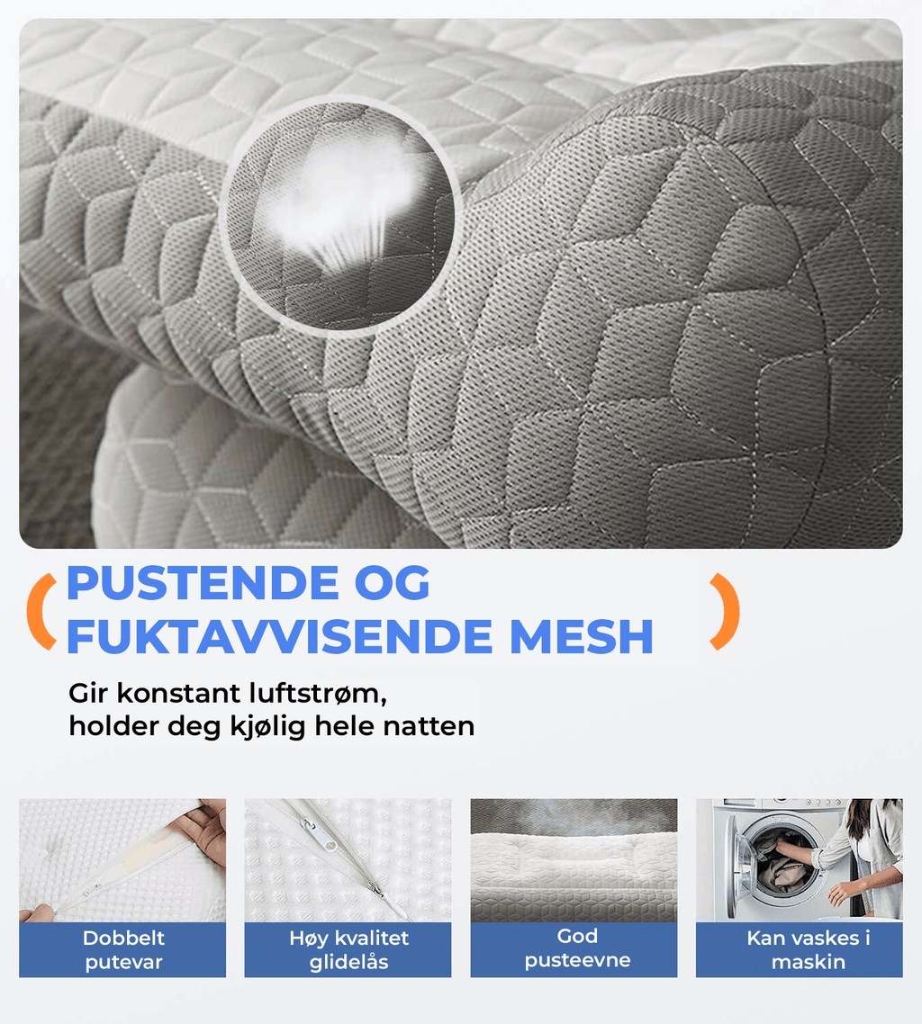 Ortopedisk pute for dyp søvn - NordHjem