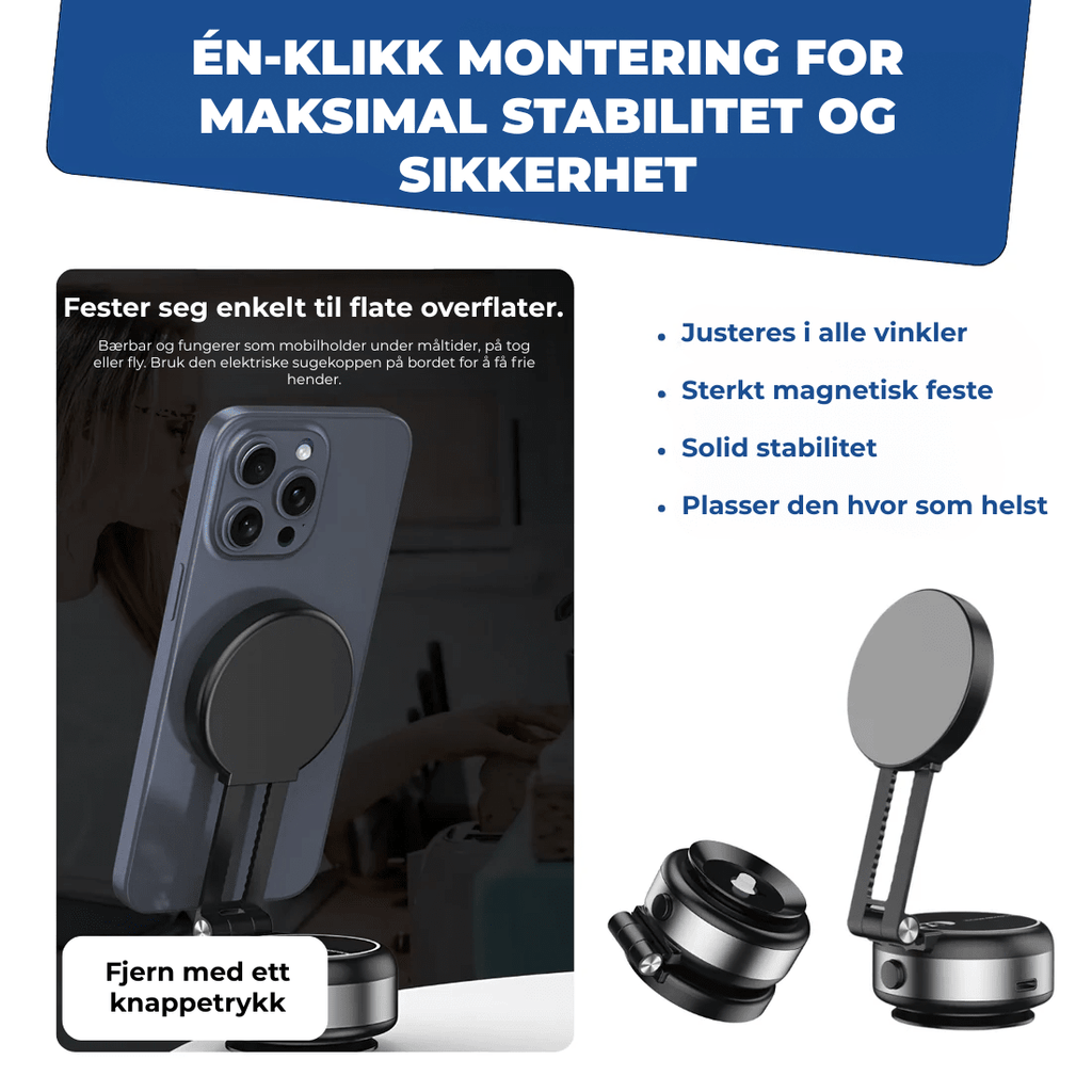 HoldNGo™ | 360° Magnetisk Mobilholder - NordHjem