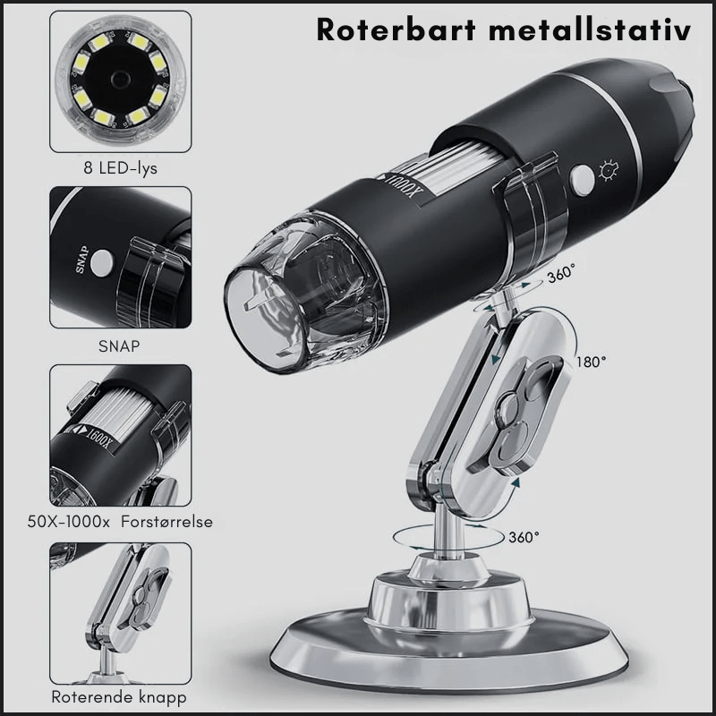 PocketZoomer™ | Digitalt HD Mikroskop - NordHjem