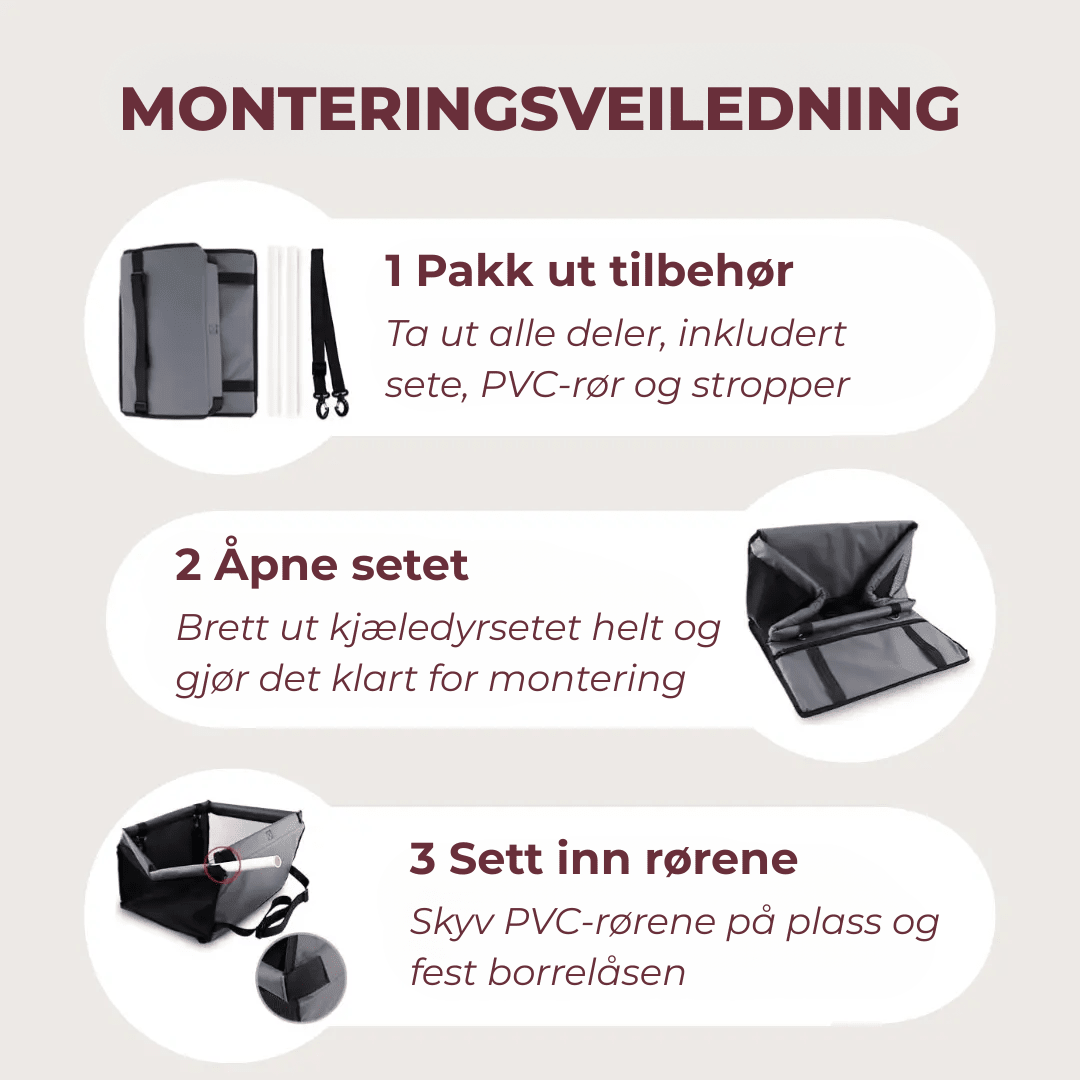 PurrfectRide™ Car Seat – Luftig komfort for små og mellomstore kjæledyr - NordHjem