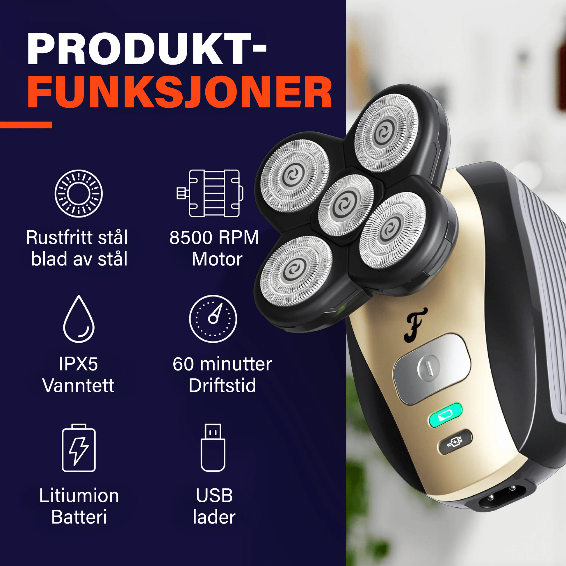 FlexSeries® Pro: Hodebarbering alt - i - ett sett - NordHjem