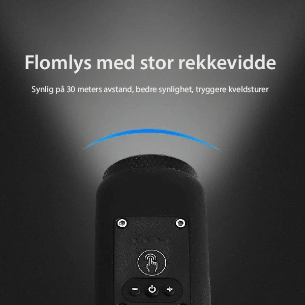 VeloShield 110: Sykkelhorn og lys for all slags vær - NordHjem