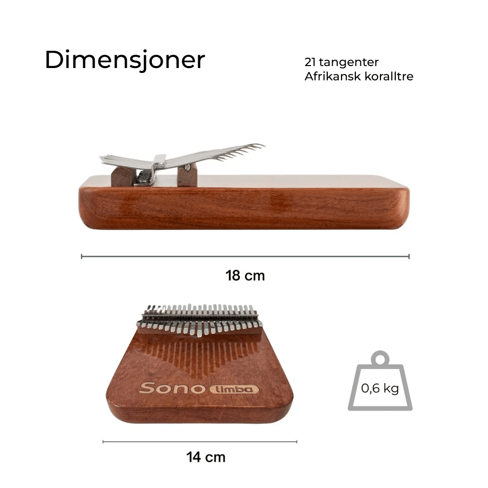 Coralimba | Håndlaget Kalimba - NordHjem