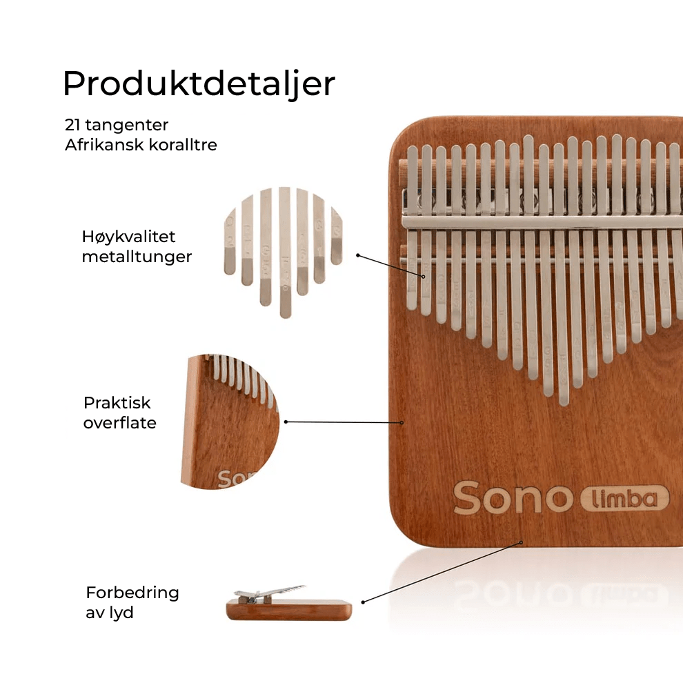Coralimba | Håndlaget Kalimba - NordHjem