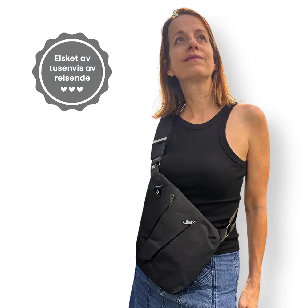 WanderSafe™ | Anti‑Tyveri Crossbody‑veske