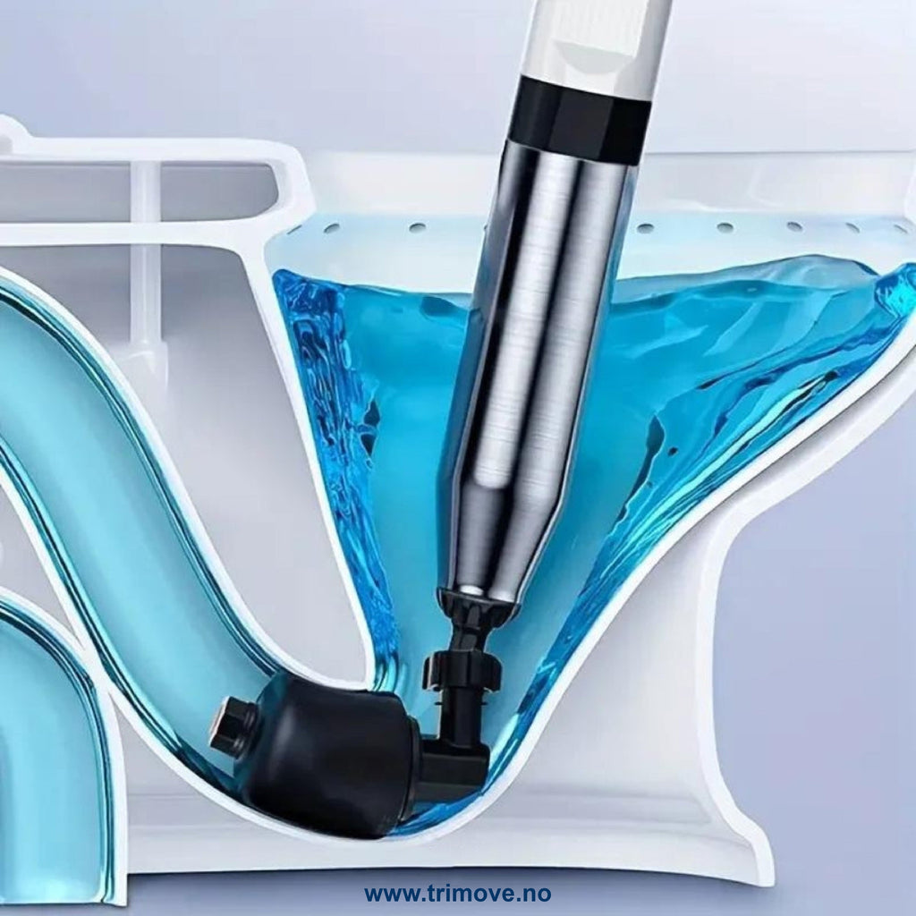 Forbedret Turbo Air Pressure Plunger 2.0™ - Fjerner alle tilstoppinger! - NordHjem