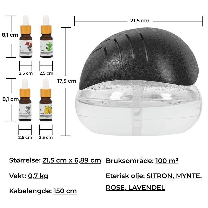 Purifient™ | Innendørs luftrenser - NordHjem